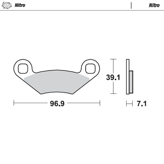 XPEDITION 325 (2000 - 2002) nitro atv brake pad | MOTO-MASTER