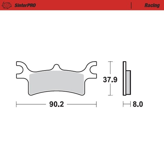 XPEDITION 325 (2002 - 2002) sintered metal racing brake pads | MOTO-MASTER