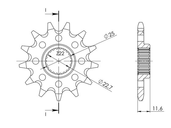 XPLORER 300 (1996 - 1999) supersprox / jt front sprocket 3221.12 | Supersprox