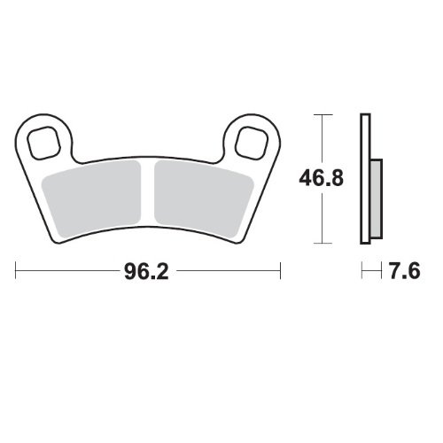 OUTLAW 500 (2006 - 2007) moto-master brakepads polaris: outlaw | MOTO-MASTER