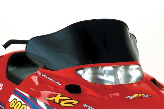 600 PRO X (2001 - 2004) 11.5" black polycarbonate windshield replacement | POWERMADD