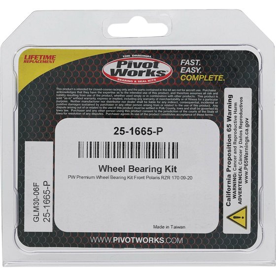 RZR 170 (2009 - 2021) wheel bearing kit front | All Balls