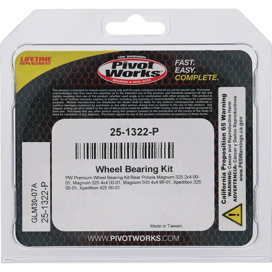 425 XPEDITION (2000 - 2001) wheel bearing kit rear | All Balls