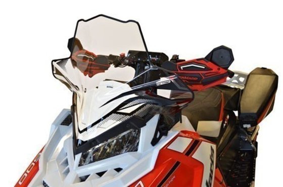 600 RUSH (2015 - 2020) cobra axys mid clear windshield | POWERMADD