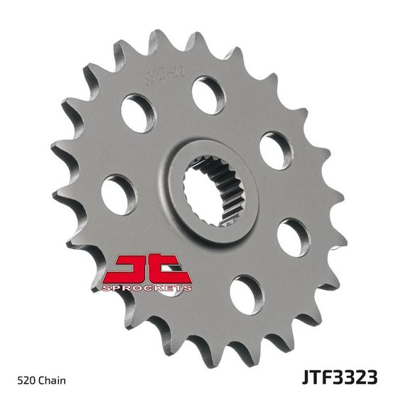 TRAIL 400 (1994 - 1995) front replacement sprocket - 22 teeth - 520 pitch - natural steel | JT Sprockets