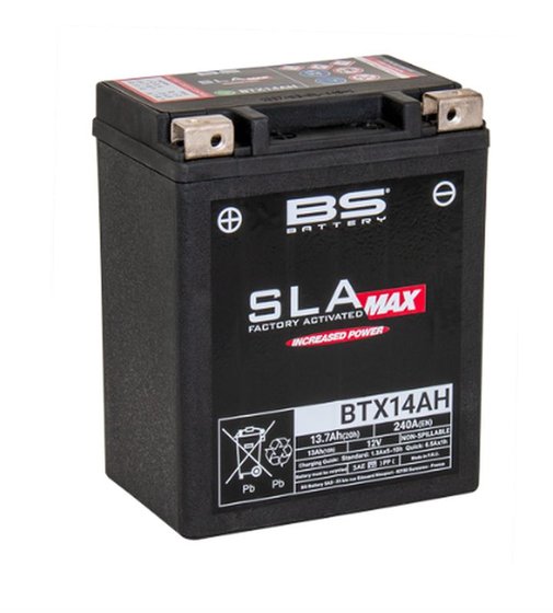 SPORTSMAN 570 6X6 (2017 - 2019) btx14ah sla battery | BS BATTERY