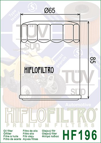 SPORTSMAN 600 (2003 - 2004) alyvos filtras | Hiflofiltro