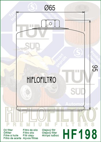 RANGER 1000 CREW (2019 - 2021) alyvos filtras | Hiflofiltro