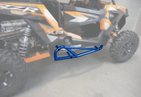 RANGER 1000 (2014 - 2017) mėlynos spalvos nerf barai, skirti rzr 2 vietų automobiliui | MOOSE RACING