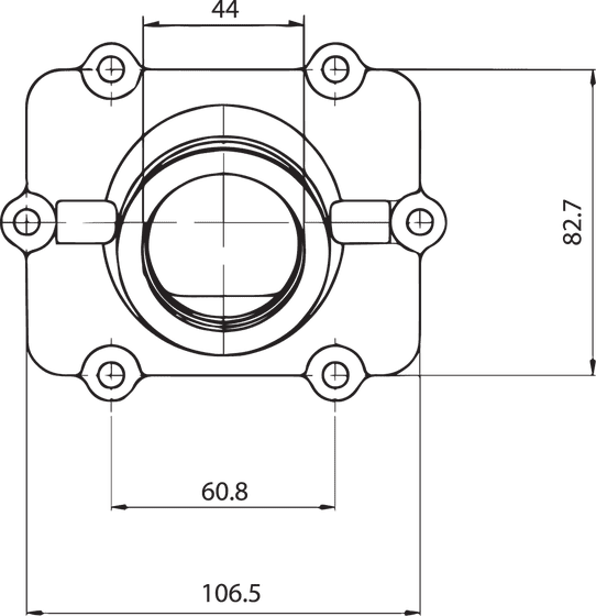 600 RR (2008 - 2008) carb flange | KIMPEX