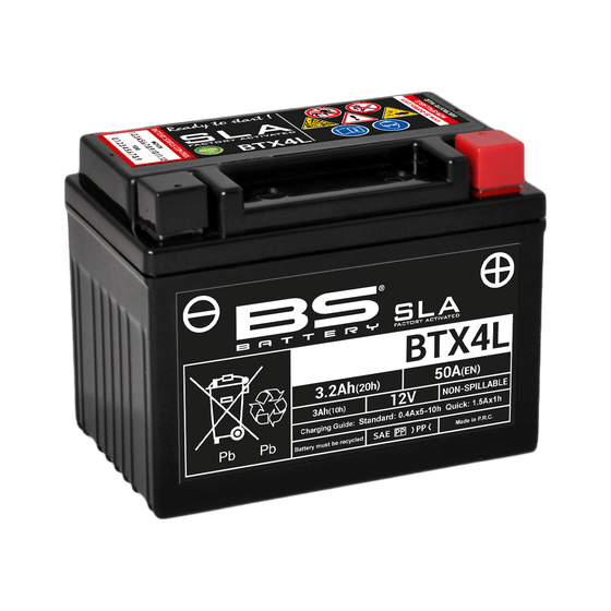 SCRAMBLER 90 (2001 - 2002) btx4l/btz5s battery | BS BATTERY