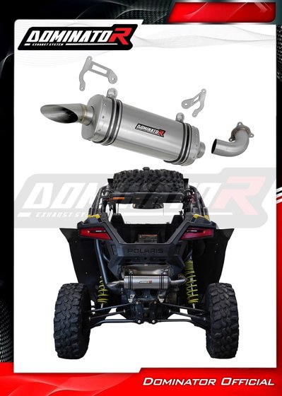 RZR 1000 (2020 - 2023) exhaust silencer muffler p7 + db killer | Dominator